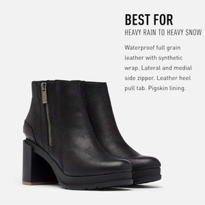 NWOT Blake Sorel Bootie Leather Waterproof